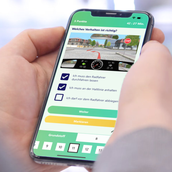 Führerschein App 'Fahren lernen'